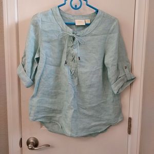 Anthropologie Maeve linen top